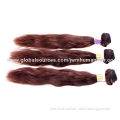 Remy Virgin Brazilian Human Hair Weaves, Can be Straightened, No Shedding and Same Length